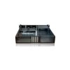 Techly Kompaktowa obudowa PC ATX Rack 19cali 2U czarna